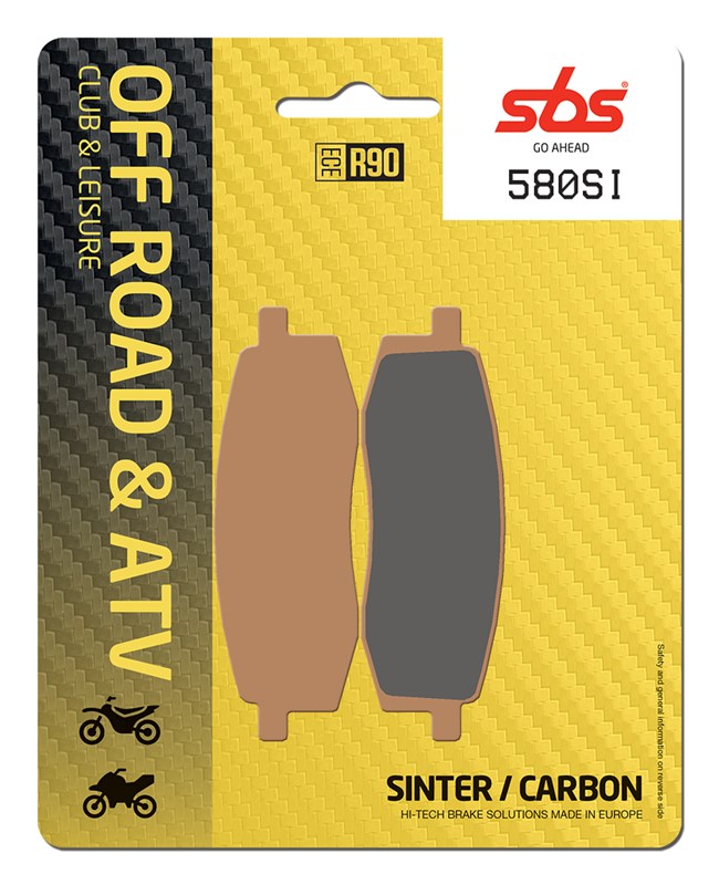 SBS brake pads KH105 OFF-ROAD sinteredcolour gold (580SI)